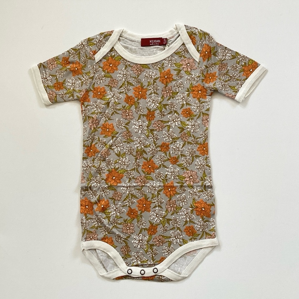 NWT Milkbarn Floral Bodysuit